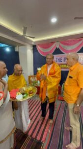 ‘द साउथ इंडियन्स संघटना’ यांच्या वतीने नव्याने उभारलेल्या ओव्हरहेड रूफ व क्रीडा मंडपाच्या उद्घाटन सोहळ्याला उपस्थित राहिलो