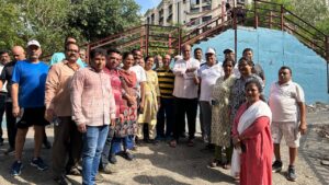 मुलुंड पश्चिम - वसंत ऑस्कर, रोजा मोण्टेंना साइक्लिंग ट्रॅक स्वच्छता आणि नागरी समस्या निवारणासाठी पुढाकार