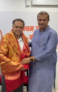 मुंबई अध्यक्ष, माझे बंधू आमदार श्री. अमित साटम जी यांनी माझ्या कार्यालयास सदिच्छा भेट दिली