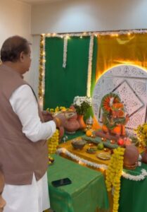 लाडक्या गणरायाचे मंगलमय आगमन "गणपती बाप्पा मोरया"